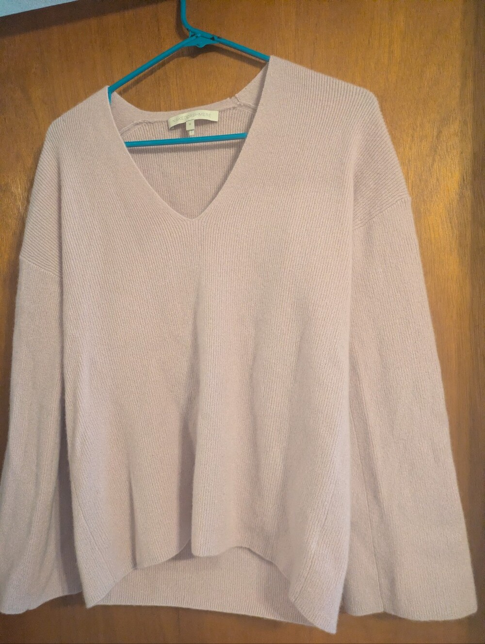 NakedCashmere Pastel Lilac V-Neck Sweater